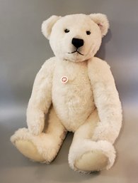 27' White Mohair Teddy Bear