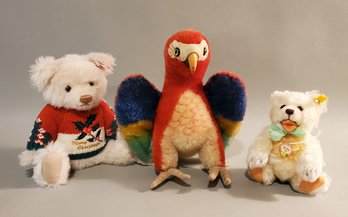 Lot Of 3 Steiff Animals