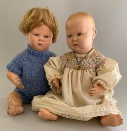 2  14 Schoenhut Baby Dolls