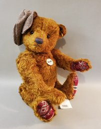 17' Mohair Bear W/ Cap 'jonathan Macbear'