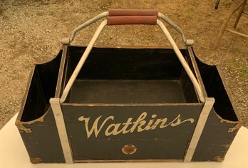 Original Black Painted Store Display With Drawer