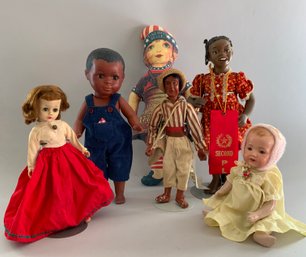 Opportunity Box Lot Of 6 Dolls