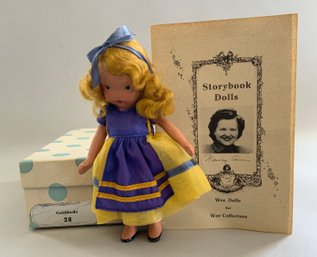 5 Nancy Ann Storybook Doll Goldilocks In Original Box