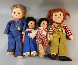 Lot Of 4 Steiff Dolls