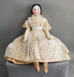 22' COVERED WAGON CHINA HEAD DOLL