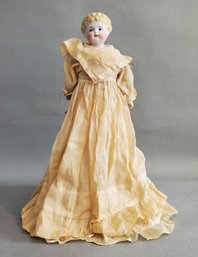 16 1/2' BLONDE HAIR CHINA HEAD DOLL