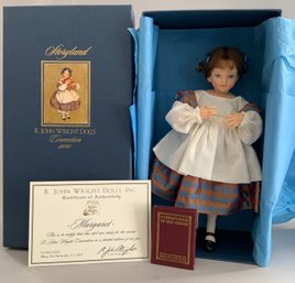 9  R John Wright Felt Storyland 2010 Convention Doll Margaret