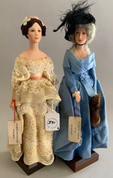 2  11 English Costume Dolls By Ann Parker