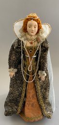 12 Artist Doll By Shirley White, Queen Elizabeth I