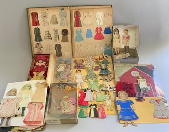 Box Lot Of Assorted Paper Dolls