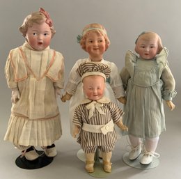 4  Heubach Dolls