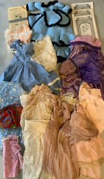 Lot Of Miscellaneous Doll Clothing, Trims, Etc.