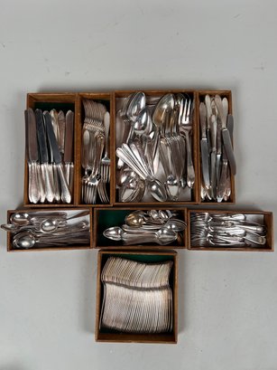 Group Wallace Silver Plate Flatware