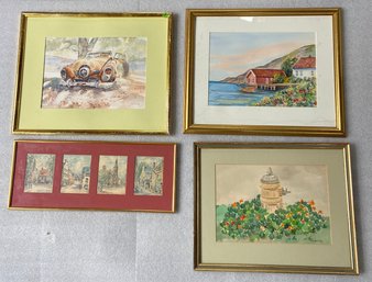 Group Framed Watercolors