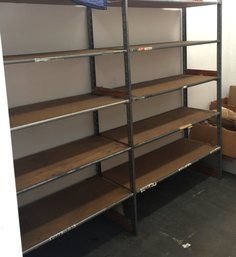 Very Large Group Industrial Adjustable Warehouse Or Display Shelving