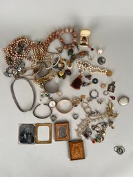 Group Of Assorted Vintage And Other Costume Jewelry