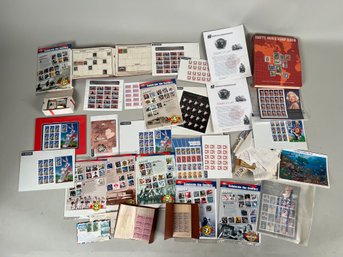Estate Group Assorted Commemorative Stamps And Books