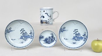 Nanking Cargo, Two Bowls, Small Plate & Mug
