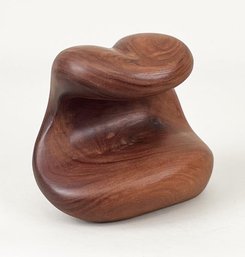 MCM Abstract Wooden Sculpture