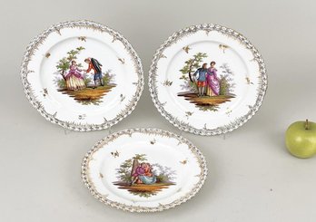 Group Three KPM Porcelain Plates