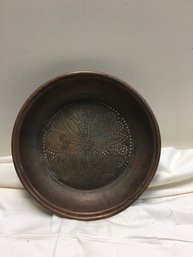 Decorative Copper Colander