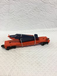 O Gauge Plane On Flat Car