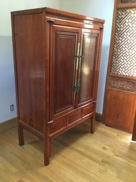 Elegant Large Asian Lacquer Cabinet