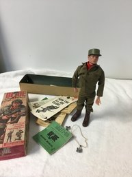 1960s GI Joe Action Figure In Box As Pictured