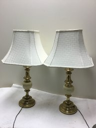 32 Inch Tall Brass Table Lamps