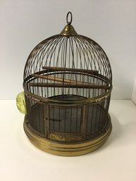 Vintage Brass Leon Birdcage