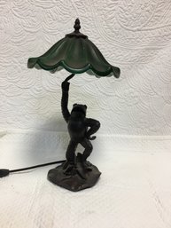 Vintage Frog Lamp Base Has A Chip As Pictured Untested