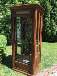 Pulaski Vintage Replica Telephone Booth 81x32x35