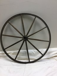 Vintage Wood Spoked Wheel