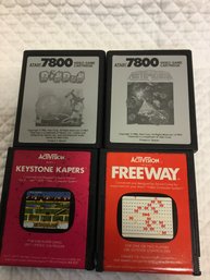 Lot Of 4 Vintage Video Games Untested (Atari Activision)