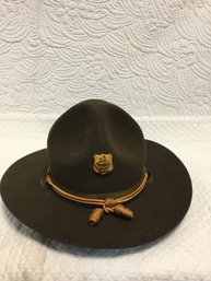 Vintage Ranger Hat By Stetson Size 6 7/8