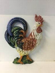 21 Inch Tall Ceramic Rooster