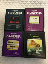 Lot Of 4 Vintage Video Games Untested (Atari Activision)