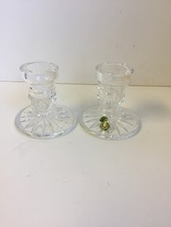 4 Inch Tall Waterford Candlestick Holders