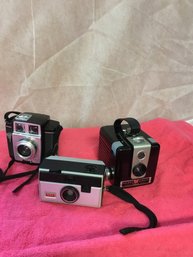Vintage Camera Lot As Pictured Untested
