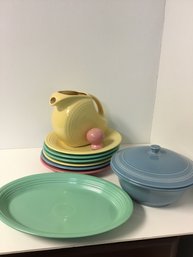 11 Piece Fiesta Ware Box Lot