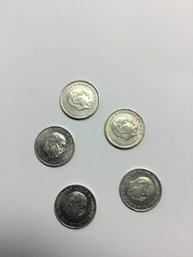 Spanish Coin Lot As Pictured 1959