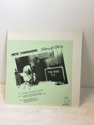 Pete Townsend Rough Boy Vinyl Album Untested