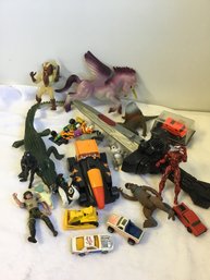 Vintage Box Lot Of Toys