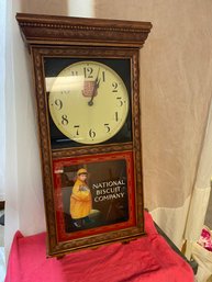 Nabisco Battery Operated Wall Clock Untested
