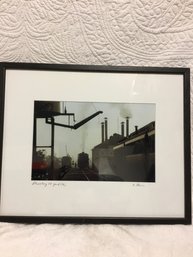 21x17.5 Framed Photo Strasburg RR Yard