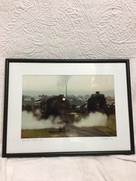 24x19 Framed Photo Scranton RR Yard