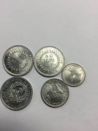 Cambodian Coin Lot As Pictured  1959