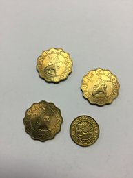 Paraguay Coin Lot As Pictured  1950s