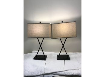 Pair Of Modern Lamps