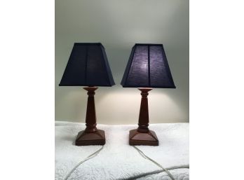 24 Inch Tall Wood Table Lamp